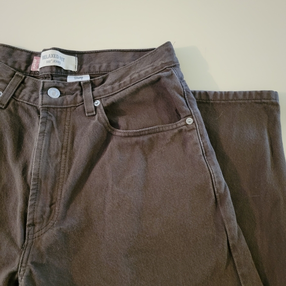Vintage Levi's 550 Relaxed Fit Brown Jeans - Picture 8 of 15